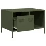 Mesa de centro acero laminado frío verde oliva 68,5x50x43,5cm by , Coffee table - Ref: Foro24-851284, Price: 96,93 €, Discoun...