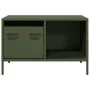 Mesa de centro acero laminado frío verde oliva 68,5x50x43,5cm by , Coffee table - Ref: Foro24-851284, Price: 96,93 €, Discoun...