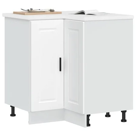 Mueble bajo esquina de cocina porto blanco madera reconstituida von , Küchenschränke - Ref: Foro24-853987, Preis: 104,91 €, R...