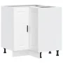 Mueble bajo esquina de cocina porto blanco madera reconstituida von , Küchenschränke - Ref: Foro24-853987, Preis: 104,91 €, R...