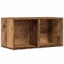 Caja de almacenaje madera de ingeniería envejecida 69,5x34x36cm by , CD and DVD storage - Ref: Foro24-855786, Price: 60,29 €,...