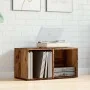 Caja de almacenaje madera de ingeniería envejecida 69,5x34x36cm by , CD and DVD storage - Ref: Foro24-855786, Price: 60,29 €,...
