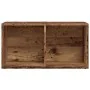 Caja de almacenaje madera de ingeniería envejecida 69,5x34x36cm by , CD and DVD storage - Ref: Foro24-855786, Price: 60,29 €,...