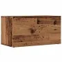 Caja de almacenaje madera de ingeniería envejecida 69,5x34x36cm by , CD and DVD storage - Ref: Foro24-855786, Price: 60,29 €,...