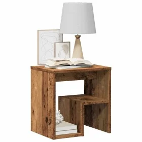 Mesitas de noche 2 uds madera ingeniería envejecida 40x30x40 cm by , Nightstands - Ref: Foro24-856527, Price: 46,37 €, Discou...