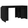 Mesas apilables 3 piezas madera contrachapada negro von , Seitentische - Ref: Foro24-858534, Preis: 61,31 €, Rabatt: %