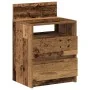 Mesilla de noche con 2 cajones madera vieja 40x33x60 cm de , Mesitas de noche - Ref: Foro24-858574, Precio: 55,82 €, Descuent...