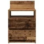 Mesilla de noche con 2 cajones madera vieja 40x33x60 cm de , Mesitas de noche - Ref: Foro24-858574, Precio: 55,82 €, Descuent...