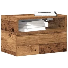 Mesitas de noche de pared 2 unidades madera vieja 45x26x28,5 cm by , Nightstands - Ref: Foro24-858611, Price: 66,80 €, Discou...