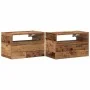 Mesitas de noche de pared 2 unidades madera vieja 45x26x28,5 cm von , Nachttische - Ref: Foro24-858611, Preis: 66,80 €, Rabat...