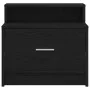 Mesilla de noche con cajón roble negro 51x31x47 cm de , Mesitas de noche - Ref: Foro24-858670, Precio: 43,27 €, Descuento: %