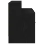 Mesilla de noche con cajón roble negro 51x31x47 cm de , Mesitas de noche - Ref: Foro24-858670, Precio: 43,27 €, Descuento: %