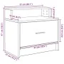 Mesillas de noche con cajón 2 uds roble artesanal 51x31x47 cm by , Nightstands - Ref: Foro24-858685, Price: 71,16 €, Discount: %