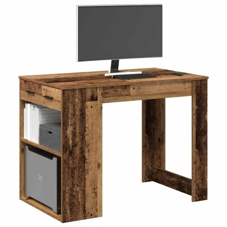 Escritorio con cajón estante madera contrachapada madera vieja by , Kitchen and dining tables - Ref: Foro24-858693, Price: 10...