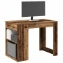 Escritorio con cajón estante madera contrachapada madera vieja by , Kitchen and dining tables - Ref: Foro24-858693, Price: 10...