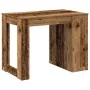 Escritorio con cajón estante madera contrachapada madera vieja by , Kitchen and dining tables - Ref: Foro24-858693, Price: 10...