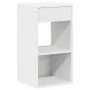 Mesillas de noche con cajón 2 uds blanco 35x34x66,5 cm de , Mesitas de noche - Ref: Foro24-858714, Precio: 73,97 €, Descuento: %