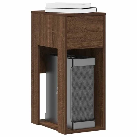 Torre de ordenador con cajón roble marrón 30x44x74 cm by , Desks - Ref: Foro24-858737, Price: 55,28 €, Discount: %