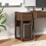 Torre de ordenador con cajón roble marrón 30x44x74 cm by , Desks - Ref: Foro24-858737, Price: 55,28 €, Discount: %