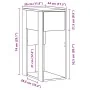 Torre de ordenador con cajón roble marrón 30x44x74 cm by , Desks - Ref: Foro24-858737, Price: 55,28 €, Discount: %