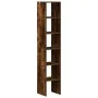 Estanterías 2 uds apilables de madera ingeniería roble ahumado de , Taquillas y armarios de almacenamiento - Ref: Foro24-8588...