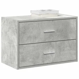Armario con 2 cajones gris cemento 60x31x40cm madera ingeniería by , Drawers - Ref: Foro24-858827, Price: 53,23 €, Discount: %