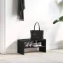 Zapatero apilable roble negro 60x30x30,5 cm von , Schuhregale und Schuhorganisatoren - Ref: Foro24-858859, Preis: 32,49 €, Ra...