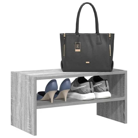Zapatero apilable gris sonoma 60x30x30,5 cm von , Schuhregale und Schuhorganisatoren - Ref: Foro24-858867, Preis: 30,25 €, Ra...