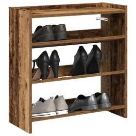 Mueble zapatero madera contrachapada madera vieja 60x25x62 cm by , Shoe racks and shoe organizers - Ref: Foro24-859894, Price...