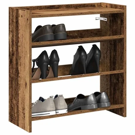 Mueble zapatero madera contrachapada madera vieja 60x25x62 cm von , Schuhregale und Schuhorganisatoren - Ref: Foro24-859894, ...