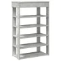 Mueble zapatero madera contrachapada gris hormigón 60x30x98 cm de , Zapateros y organizadores de calzado - Ref: Foro24-859926...