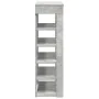 Mueble zapatero madera contrachapada gris hormigón 60x30x98 cm de , Zapateros y organizadores de calzado - Ref: Foro24-859926...