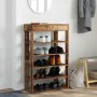 Mueble zapatero madera contrachapada madera vieja 60x30x98 cm von , Schuhregale und Schuhorganisatoren - Ref: Foro24-859930, ...