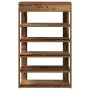 Mueble zapatero madera contrachapada madera vieja 60x30x98 cm von , Schuhregale und Schuhorganisatoren - Ref: Foro24-859930, ...