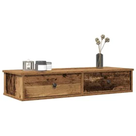 Estante de pared con cajones madera contrachapada madera vieja by , Shelves and shelves - Ref: Foro24-859966, Price: 72,07 €,...