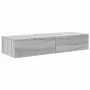 Estante de pared con cajones madera contrachapada sonoma gris de , Estantes y estanterías - Ref: Foro24-859991, Precio: 64,35...