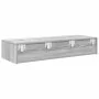 Estante de pared con cajones madera contrachapada sonoma gris de , Estantes y estanterías - Ref: Foro24-859991, Precio: 64,35...