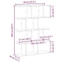 Estante cubo de pared 12 compartimentos madera roble sonoma von , Regale und Regale - Ref: Foro24-860015, Preis: 43,94 €, Rab...