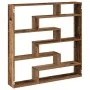 Estante cubo de pared 7 compartimentos madera envejecida by , Shelves and shelves - Ref: Foro24-860029, Price: 65,10 €, Disco...