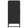 Aparador de madera de ingeniería y metal negro 68x35x76 cm de , Aparadores - Ref: Foro24-848969, Precio: 93,38 €, Descuento: %