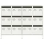 Aparador de acero laminado en frío blanco 135x39x103,5 cm von , Sideboards - Ref: Foro24-3307178, Preis: 301,93 €, Rabatt: %