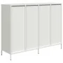 Aparador de acero laminado en frío blanco 135x39x103,5 cm von , Sideboards - Ref: Foro24-3307178, Preis: 301,93 €, Rabatt: %