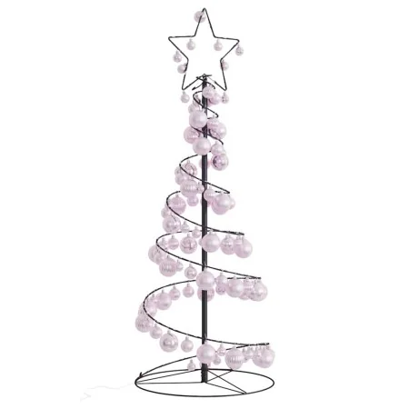 VidaXL LED para árbol de Navidad con bolas 80 LED blanco cálido 120 cm von , Weihnachtsbeleuchtung - Ref: Foro24-3318551, Pre...