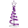 VidaXL LED para árbol de Navidad con bolas 80 LED blanco cálido 120 cm by , Christmas lights - Ref: Foro24-3318553, Price: 50...