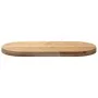Tablero de mesa ovalado madera maciza de roble 80x40x4 cm by , Table tops - Ref: Foro24-4009065, Price: 66,54 €, Discount: %