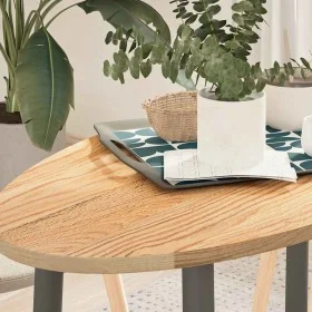 Tablero de mesa ovalado madera maciza de roble 100x50x2 cm von , Tischplatten - Ref: Foro24-4009038, Preis: 56,83 €, Rabatt: %
