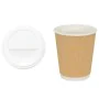 Vasos de café de papel con tapa 1000 uds 8oz 200ml by , Disposable cups - Ref: Foro24-3325224, Price: 151,69 €, Discount: %
