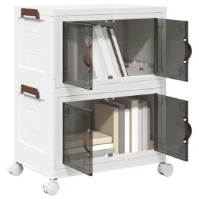 Caja de almacenamiento apilable con ruedas 2 niveles 28 L by , Cargo forklifts - Ref: Foro24-4012367, Price: 48,70 €, Discoun...