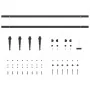 Kit de puerta corredera de armario acero carbono 213 cm von , DIY-Zubehör - Ref: Foro24-4009687, Preis: 38,73 €, Rabatt: %