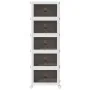 Caja de almacenaje apilable con ruedas 5 niveles 28 L by , Cargo forklifts - Ref: Foro24-4012373, Price: 87,88 €, Discount: %